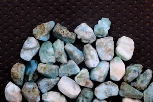 5 piezas maravillosa piedra de meditación tamaño 18-20 MM piedra natal tradicional cruda Natural Larimar piedra preciosa sin tratar Larimar al por mayor - Product Image 3