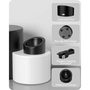 Base de Carga Portátil para Recortadora de Pelo, Nariz y Orejas con Cable de Alimentación, Fuente de Alimentación Eléctrica Manual, Material Plástico para el Hogar - Product Image 5