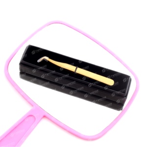 Miroirs à cils à vue parfaite avec logo personnalisé Miroirs à cils en forme de papillon à poignée extra large sous votre propre marque - Product Image 5