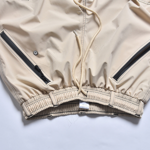 กางเกงคาร์โก้ขายาวสำหรับผู้ชายกางเกงคาร์โก้เอวยางยืดมีกระเป๋าขนาดใหญ่พร้อมเชือกทรงโอเวอร์ไซส์ออกแบบได้ตามต้องการ - Product Image 4