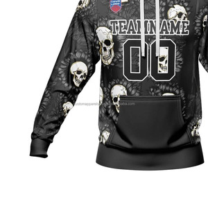 Custom Winter 500gsm Heavyweight Windproof Eco-Friendly Hoodie Streetwear 100% Polyester Sublimation Blank Oversized Pullover - Product Image 4