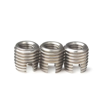 303 Stainless Steel Passivated Slotted Self-Tapping Threaded Inserts for Thread Reinforcement and Repair