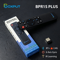 Souris Air 2.4G BT BPR1S Plus avec Commande Vocale pour Boîtier Android TV, Portée 10m, Gyroscope 6 Axes, Code Roulant, OEM Professionnel