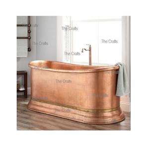 Baignoire en cuivre de qualité exclusive de taille et de forme personnalisées Baignoire en cuivre pour l'hôtel et la maison - Product Image 5