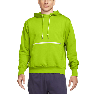 Sweat à capuche décontracté pour homme avec poche zippée de style kangourou - Product Image 6