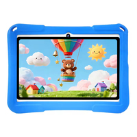 Tablet Anak Baru 7 Inci Android 14 RAM 4GB MTK Dual Core Wi-Fi Tahan Banting Edukatif NFC dengan Garansi 1 Tahun