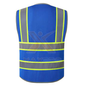 Chaleco Reflectante de Seguridad Ajustado de Marca Privada, Nuevo Chaleco Reflectante de Seguridad de Malla de Poliéster - Product Image 2
