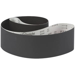 Courroie abrasive flexible Sun Might R550 en carbure de silicium 3500x50mm pour bande de ponçage de finition du bois et du plastique - Product Image 1