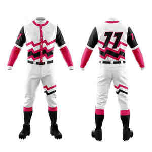 Haute Fabricant Nouveau Style Meilleur Matériel Fait Hommes Uniformes De Baseball Prix De Gros Toutes Les Tailles Disponibles Hommes Uniformes De Baseball - Product Image 1