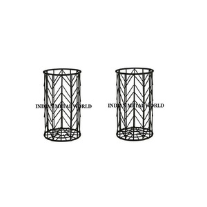 Cubiertos de acero inoxidable decorativos hechos a mano de alta calidad, soporte de almacenamiento de utensilios, soporte de cubiertos usado multiusos de hierro - Product Image 1