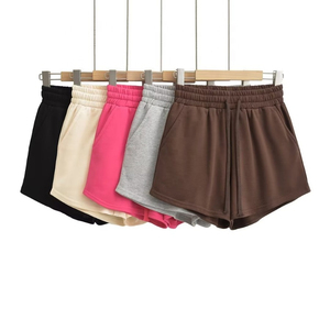 Pantalones cortos de entrenamiento sueltos de secado rápido para mujer, pantalones cortos deportivos para correr con bolsillo, hechos a medida, 2024 - Product Image 1