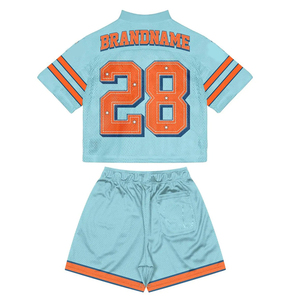 Vente en gros T-shirts de football boxy en maille surdimensionnée avec sublimation personnalisée Maillot de football de bonne qualité - Product Image 6