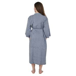 Summer Kimono Cover-Up Pure Cotton Indian Block Print Comfortable Maternity <b>Robe</b> for Mom Birthday Gift <b>Beach</b> Comfy for Mom - Product Image 6
