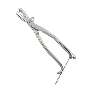 Las mejores pinzas para sujetar huesos Pinzas para sujetar huesos de alta calidad Acabado Dall Mandíbula ajustable de 10 "con fijación de rosca Acero metálico - Product Image 3