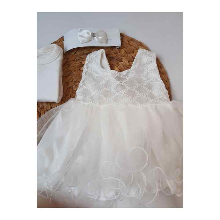 0 6 Months Newborn Baby Mawlid Dress Princess Dress Lace Wedding Dress
