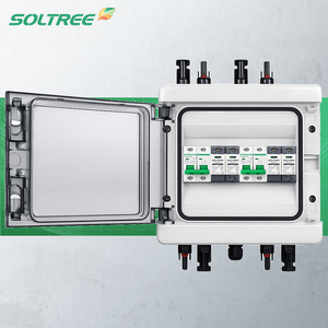 Caja Combinadora Solar Fotovoltaica <span class=keywords><strong>de</strong></span> 1000V CC, 2 Entradas y 2 Salidas, IP65 Impermeable, con MCB <span class=keywords><strong>de</strong></span> 40A y Protección Contra Sobretensiones <span class=keywords><strong>de</strong></span> 20-40kA - Product Image 1