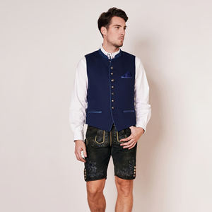 Chaleco Tradicional Bávaro para Hombre, Estilo Casual Elegante, Reversible, Transpirable, de Alta Calidad, Estilo Alemán Trachten, para el Oktoberfest - Product Image 4