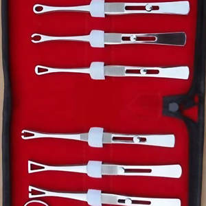 Kit Profesional de Pinzas para Perforaciones Corporales Permanentes, 10 Piezas, Acero Inoxidable de Grado Médico, Manual, Alta Calidad - Product Image 5