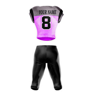 Vente en gros d'uniformes de football américain à bas prix avec design par sublimation Uniforme de l'équipe de football américain en polyester 100% pour jeunes - Product Image 5