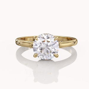 Vente en gros D Color Vvs1 Diamants naturels Bagues Halo cachées taille ovale 18k 14k 9k Bagues de fiançailles de mariage de luxe pour femmes OEM - Product Image 1