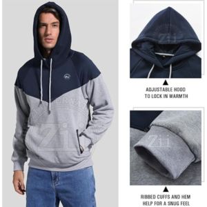 Offre Spéciale mode sweats à capuche vêtements de sport qualité en gros bouffée sweat à capuche court hommes 100% coton polaire léger personnalisé respirant - Product Image 4