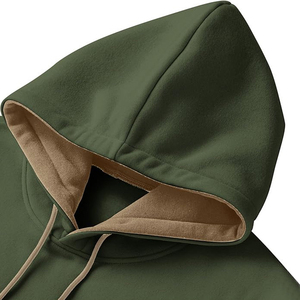 Chándal de lana de talla grande de 2 piezas de invierno, jersey con capucha, sudadera, pantalones de jogging de secado rápido, logotipo estampado sólido para invierno - Product Image 5