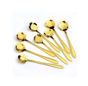 Latest Customized Stainless Steel Spoon and Brass Handle Tableware and Kitchen Use for Weddings and <b>Kids</b> - Product Image 6