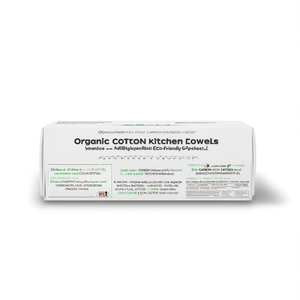Asciugamani da Cucina in Cotone Biologico Ecologici Senza Accessori - Product Image 2