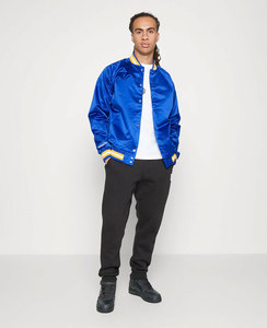 Nouveau printemps veste d'université personnalisée veste de baseball en satin brodé blouson de bombardier respirant réversible veste en satin - Product Image 4
