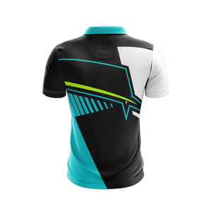 Logotipo personalizado unisex para Polos Sublimación completa Diseño de secado rápido transpirable Estilo casual con MOQ bajo - Product Image 6