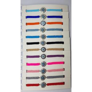 Pulseras de macromos de colores surtidos Pedido mínimo 12 piezas Pulseras de macromos con dijes de moda - Product Image 2