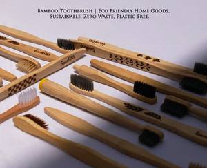 2025 Latest 100% Eco-friendly Bamboo Wooden <b>Toothbrush</b> BPA-Free Soft Bristle Charcoal <b>Toothbrush</b> with Private Label Orthodontic - Product Image 6