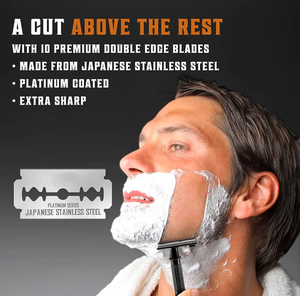 ANAAIF Safety Razor Factory Estuche de cuero Cuenco de madera y brocha de soporte-Herramienta de afeitado en polvo - Product Image 5