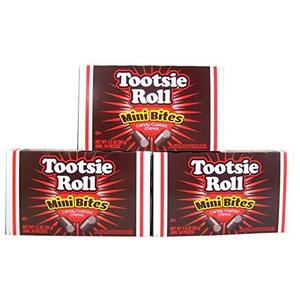 Caramelos Tootsie Roll Mini Bites con Recubrimiento de Chocolate, Caja de Caramelos de Cine, 3.5 oz - Product Image 1
