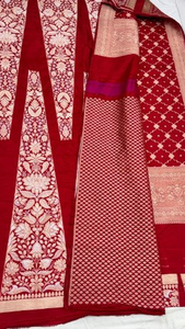 Lahenga Kalidar de Seda 100% Pura de Banarasi - Product Image 2
