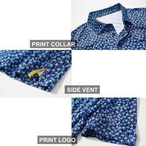 Polos informales de alta calidad OEM a precio de fábrica para hombre, Polo bordado transpirable de secado rápido a granel para Polo personalizado - Product Image 4