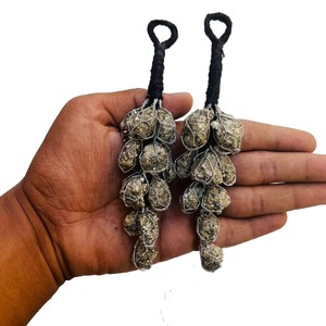 Irregular Hanging Ornament Pyrite Stone Gold Car Accessories <b>Hanger</b> with <b>Door</b> Healing Crystal Tassel Pendant Vastu Hanging Stone - Product Image 2