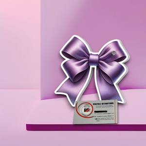 Bases Magnéticas Personalizables para Extensiones de Pestañas, Acrílicas, con Forma de Mariposa, Rectángulo y Corazón, Ecológicas, Color Morado - Product Image 4