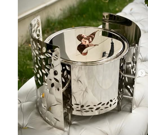 Prix de grossiste d'usine de chauffe-plats et de serveurs d'aliments en métal 3 L de conception unique pour la maison et les événements - Product Image 1