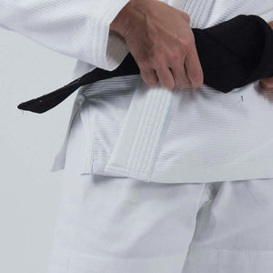 ชุดยิวยิตสูคุณภาพสูงสำหรับผู้หญิง ผ้าคอตตอนเพิร์ลวีฟ ทนทาน ระบายอากาศได้ดี ผ้ากันหดตัว  แบบสั่งตัดพิเศษด้านหน้า - Product Image 3