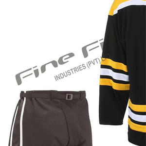 Uniformes personalizados de algodón de alta calidad para jugadores de hockey sobre hielo, conjuntos de equipos para hombres y mujeres, trajes de diseño personalizados OEM disponibles - Product Image 3