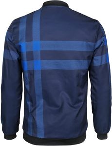 Blousons Bomber pour Hommes avec Design à Carreaux Personnalisé Impression de Haute Qualité 100% Polyester Mode d'Hiver Blousons Bomber pour Hommes Légers Respirants - Product Image 2