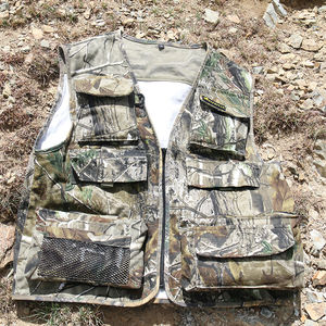 Gilet Uplander pour homme, imprimé camouflage canard, pour la pêche, la chasse, la chasse aux dindes sauvages, imperméable, chauffant, équipement de pêcheur, chasseur, orange vif - Product Image 2