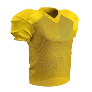 Ropa deportiva American Mesh Football Soccer Jersey para hombres Nombre de equipo personalizado Serigrafía Boxy Jersey para adultos OEM ODM Proveedor - Product Image 4