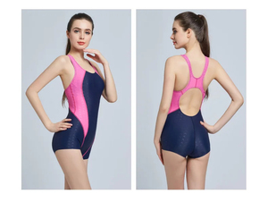 Vente en gros Maillot de bain une pièce haute performance pour femme en nylon et élasthanne, résistant au chlore, UPF50+ - Product Image 2