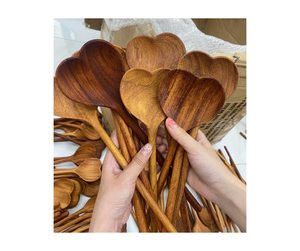 Cuchara de madera natural, suministro de fábrica de Vietnam, cuchara de madera ecológica, pedido a granel, herramienta de cocina, cuchara de madera lista para exportar - Product Image 1