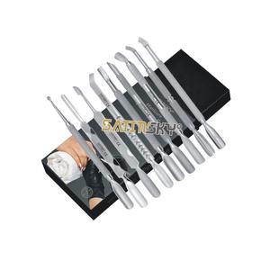 Kit de Podología de Acero Inoxidable, Herramientas de Manicura y Pedicura, Empujadores de Uñas Encarnadas de Doble Punta, Reutilizables - Product Image 5
