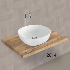 Évier rectangulaire en porcelaine monotrou de lavabo de dessus de table en céramique de vente chaude populaire de Chine - Product Image 5