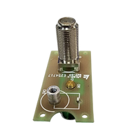 Módulo de Conector Hembra para TV F-81, Modelo PCBA TV04 para Aplicaciones de TV y Satélite, Reino Unido/UE, 45.3x22x32.8mm