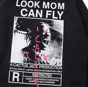 เสื้อฮู้ดผ้าฟลีซพิมพ์ลายภาพบุคคลสไตล์อเมริกัน ประจำฤดูใบไม้ร่วงและฤดูหนาว ปี 2026  แบบสั่งทำพิเศษ - Product Image 3